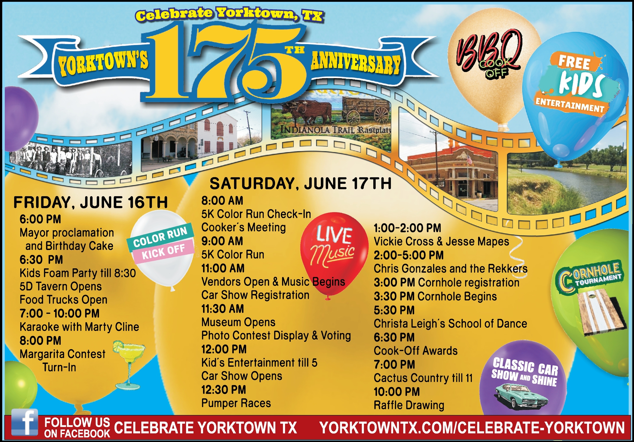 2 Big Days! Celebrate Yorktown TX Yorktowns 175th Anniversary is Friday, June 16th and Saturday, June 17th! Victoria+Crossroads Connection Magazine