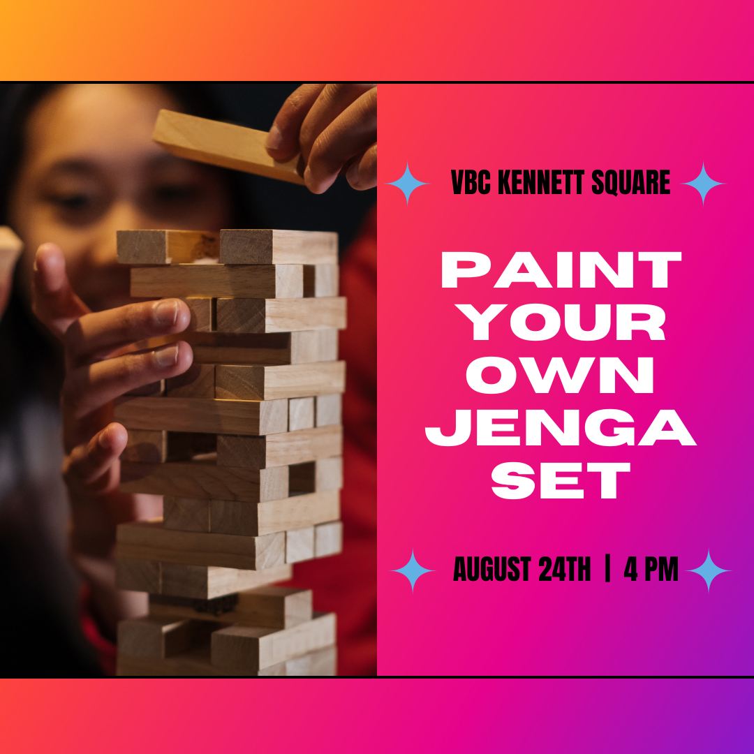 Paint Your Own Jenga Set
