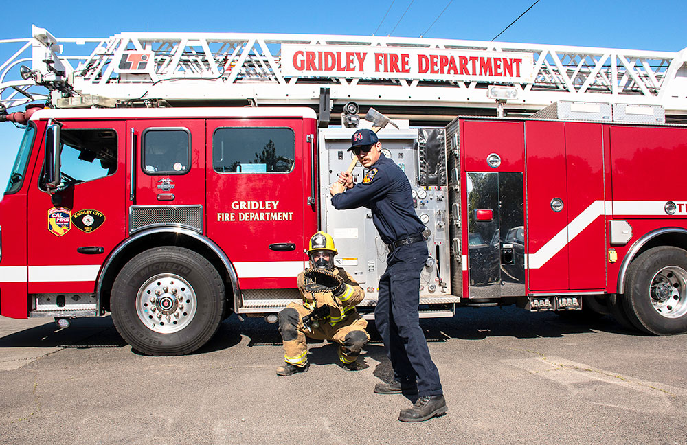 Fire vs Fire! The Gridley News