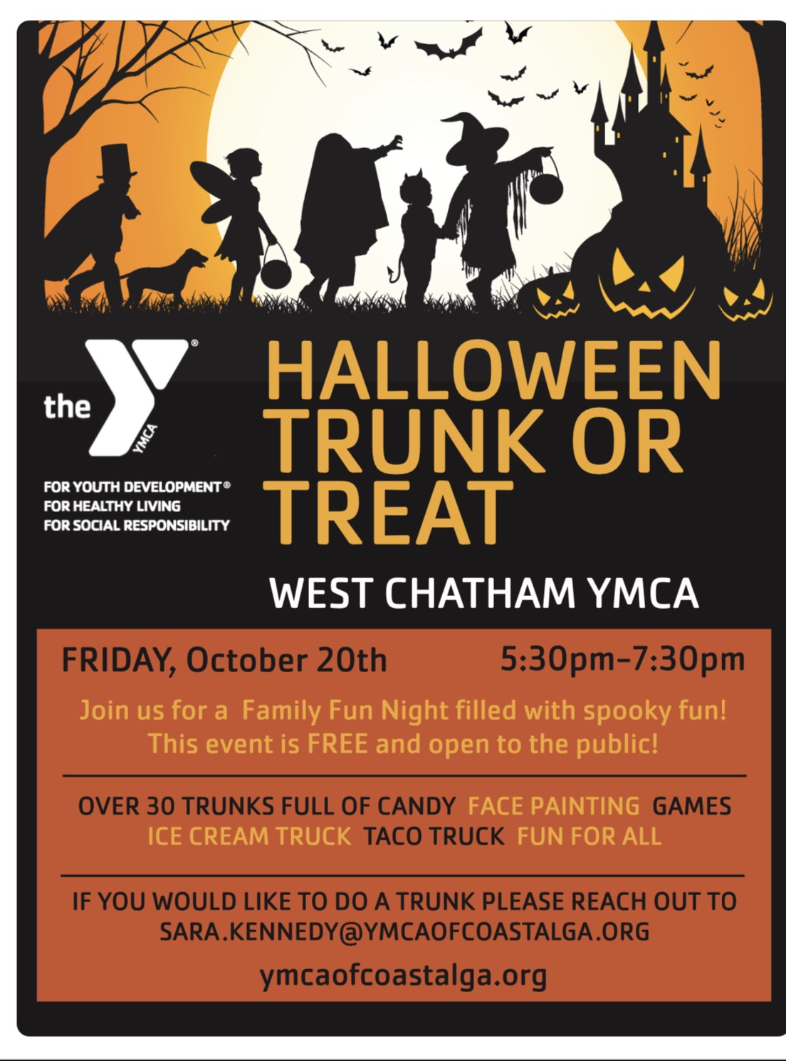 West Chatham YMCA Trunk or Treat 2023