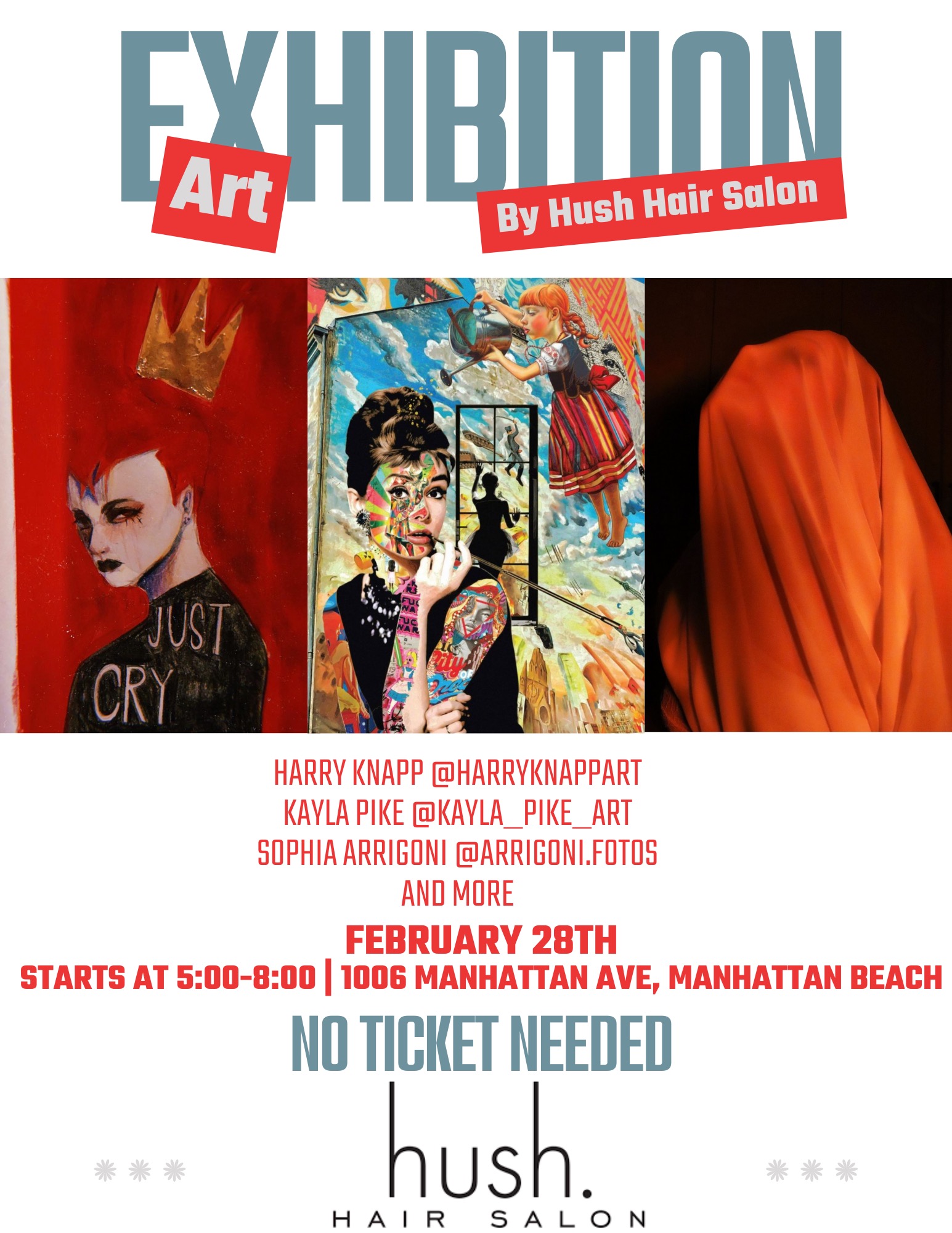Art Exhibition by Hush Hair Salon