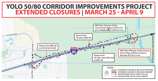 Westbound U.S. 50 Traffic Shift for Ongoing Construction