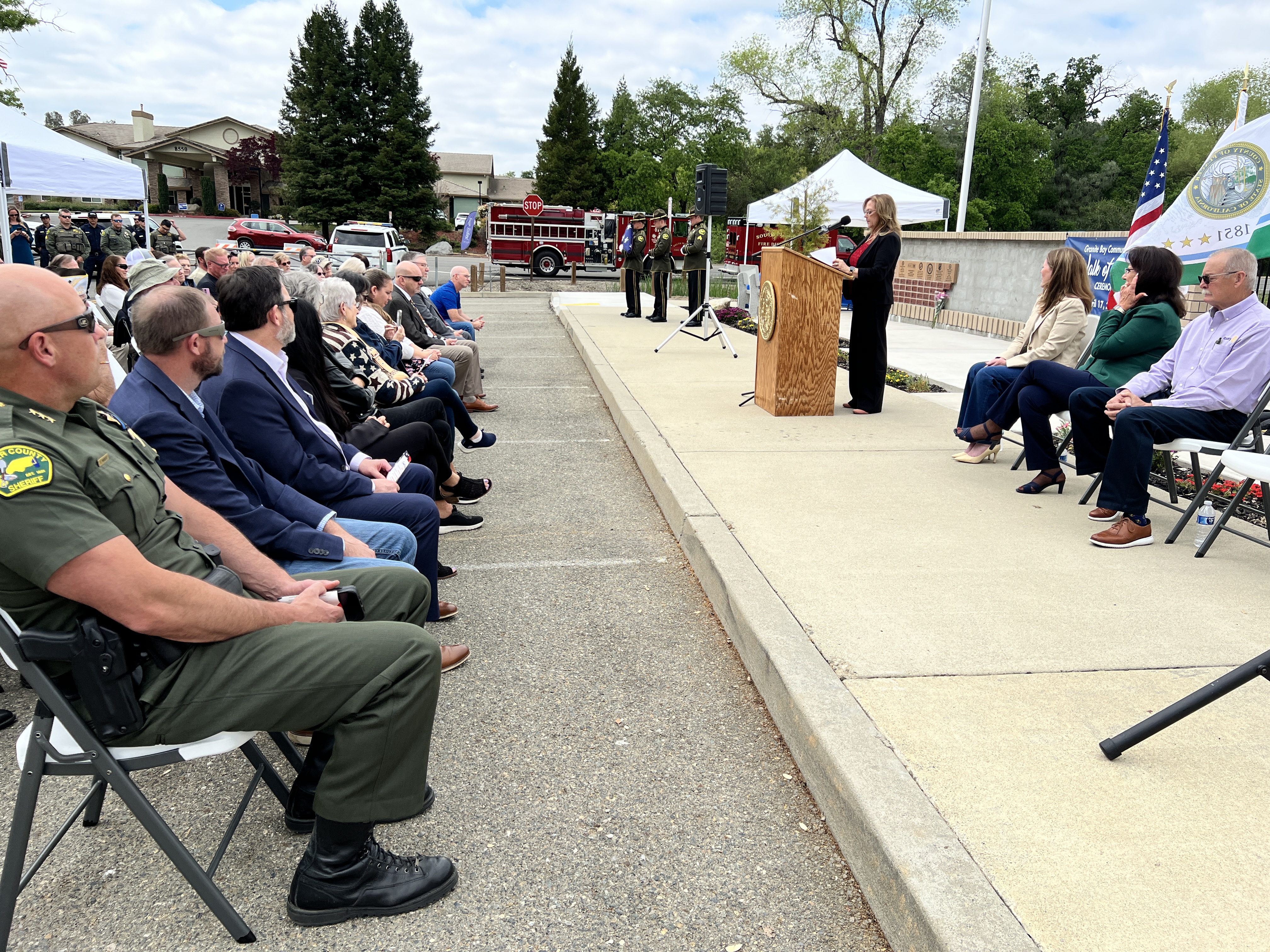 New Flags Soar Higher as Placer County Unveils Upgraded Walk of Honor Memorial
