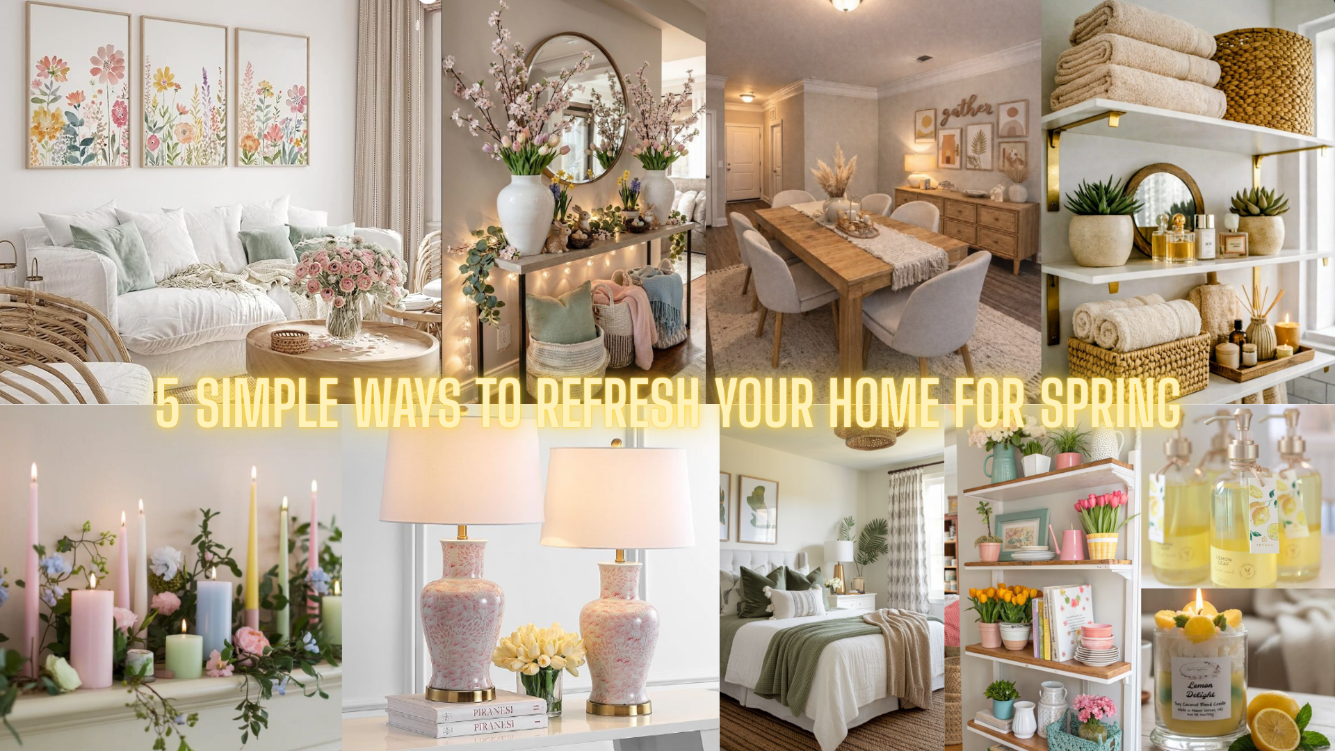 5 Simple Ways to Refresh Your Home for Spring | NBC Watertown