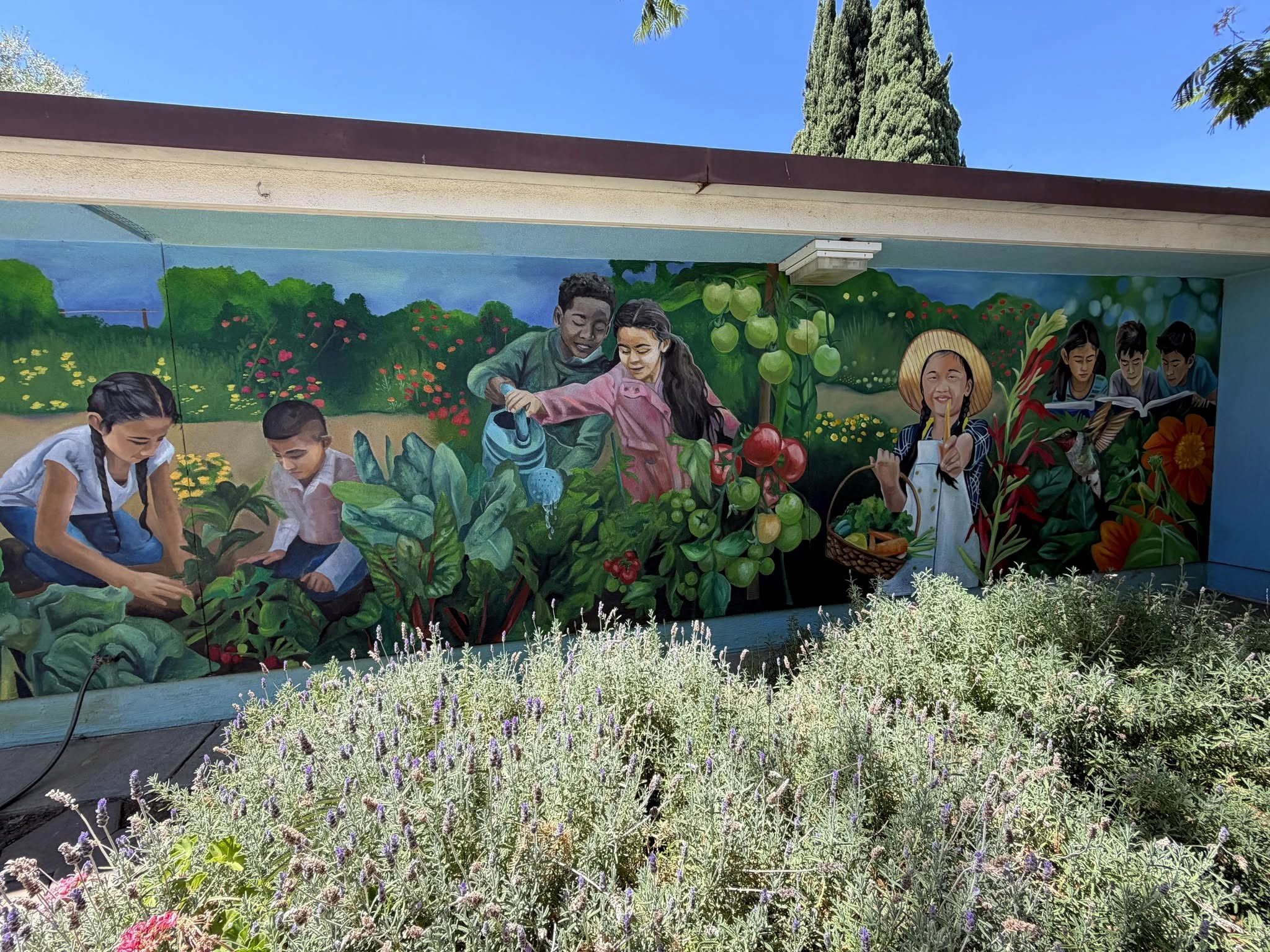 New Mural Brightens Community Garden | Territorial Dispatch