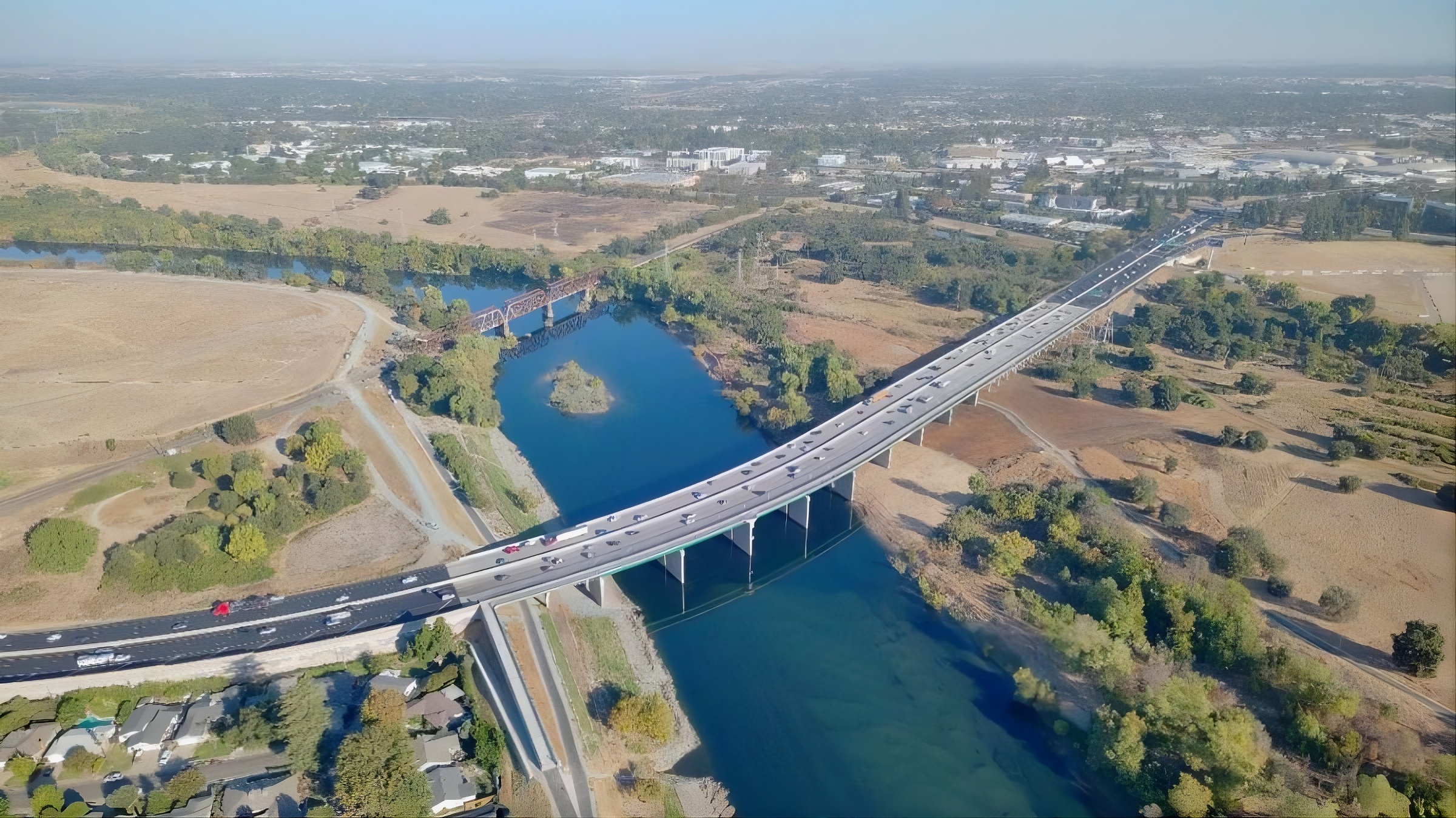 Caltrans Completes $288 Million American River Bridge Project in Sacramento
