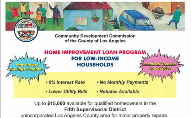 County offering zero interest loans for minor home repairs | Altadena Point