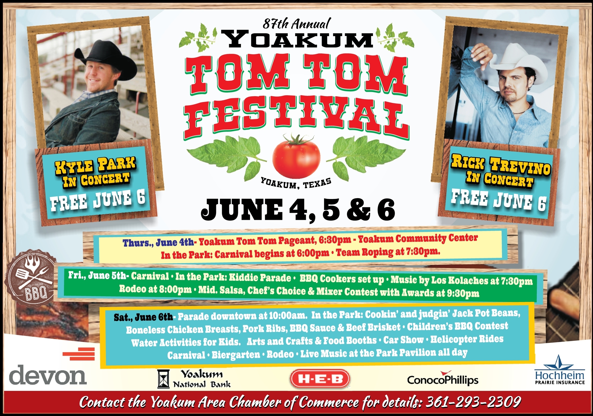 87th Annual Yoakum Tom Tom Festival