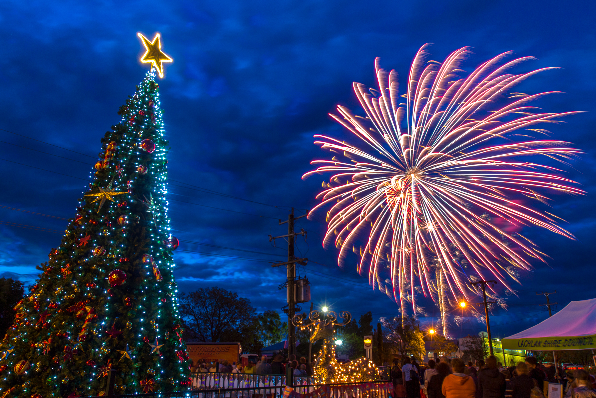 Christmas in the Nighttime Sky