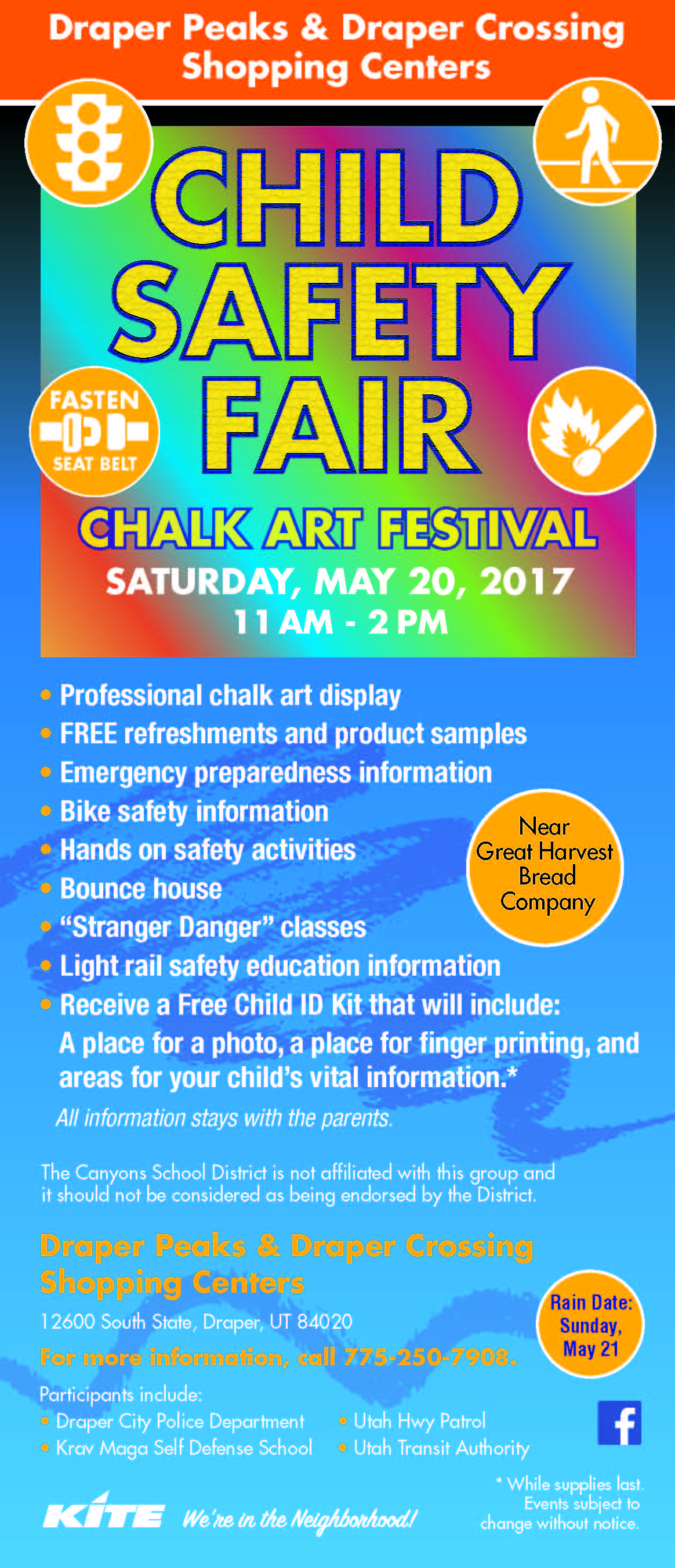 Child Safety Fair and Chalk Art Festival