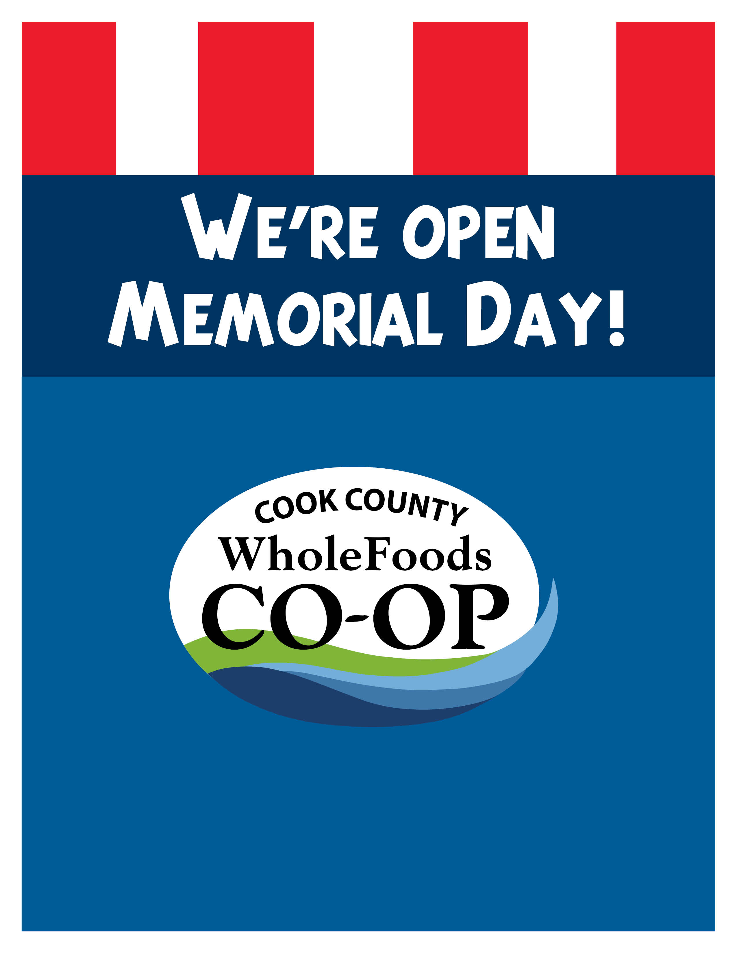 Coop Open On Memorial Day