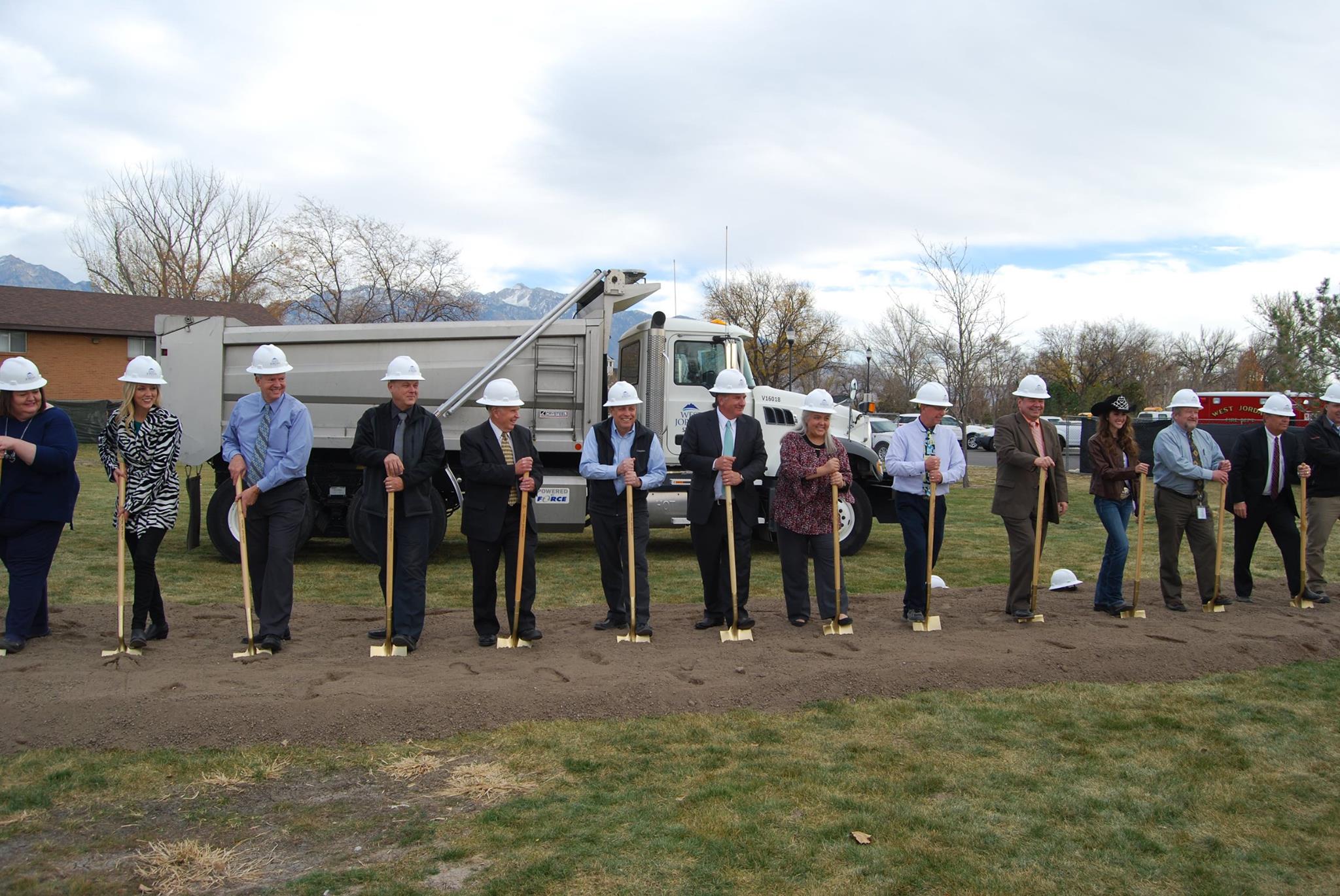 West Jordan City officials break ground for new cultural arts facility