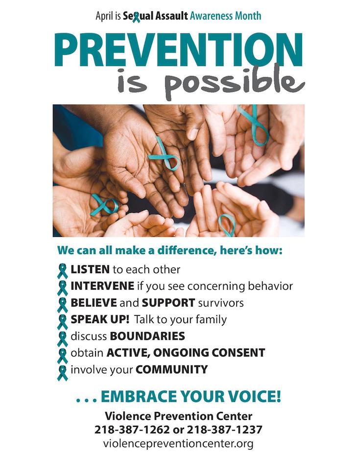 Violence Prevention Center April Is Sexual Assault Awareness Month 0673