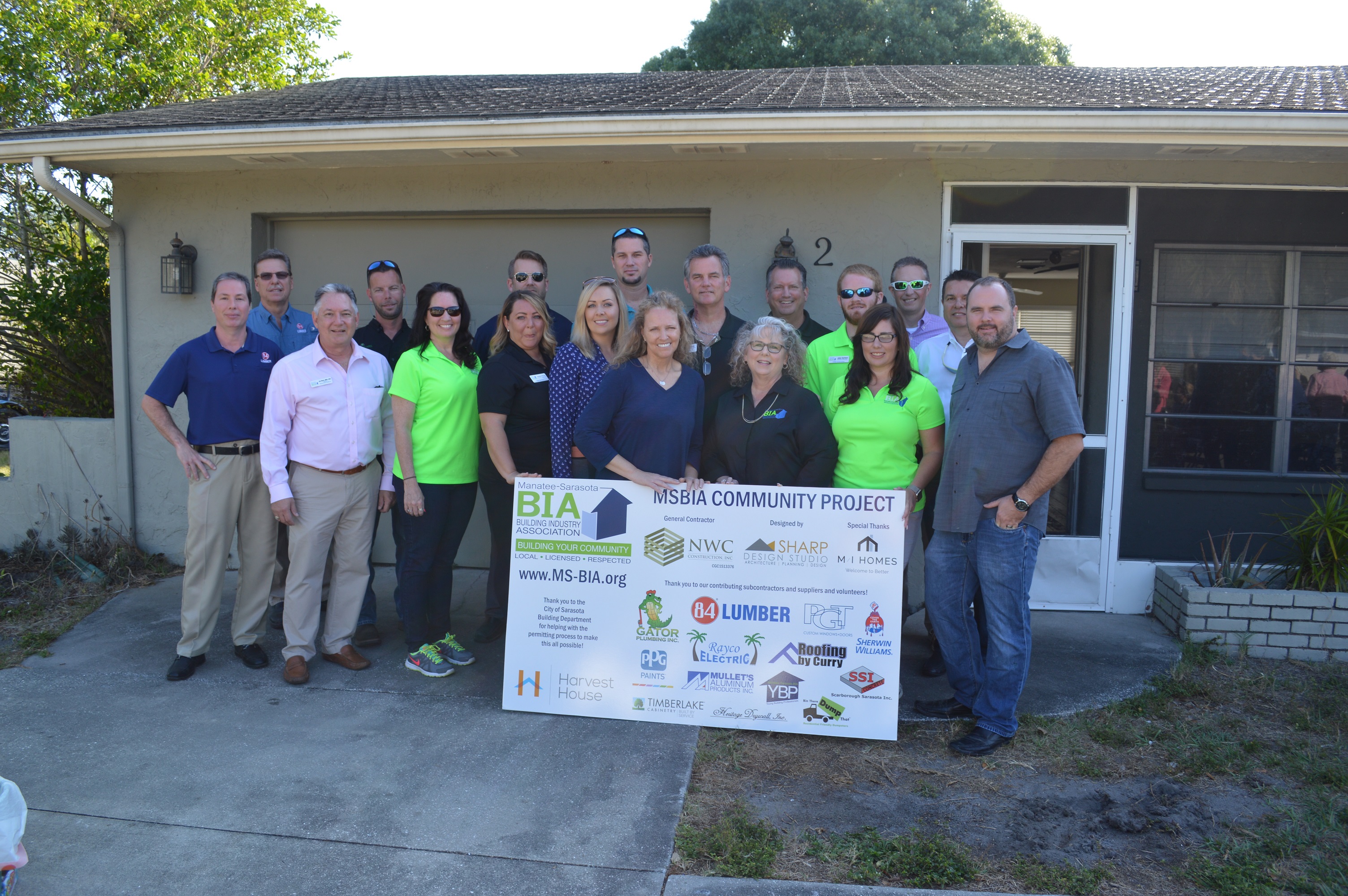 ManateeSarasota Building Industry Association and Harvest House Partner to Give Sarasota Woman