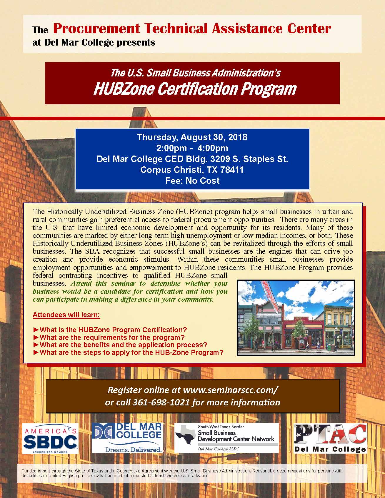 PTAC And The U.S. Small Business Administration Present The HUBZone ...