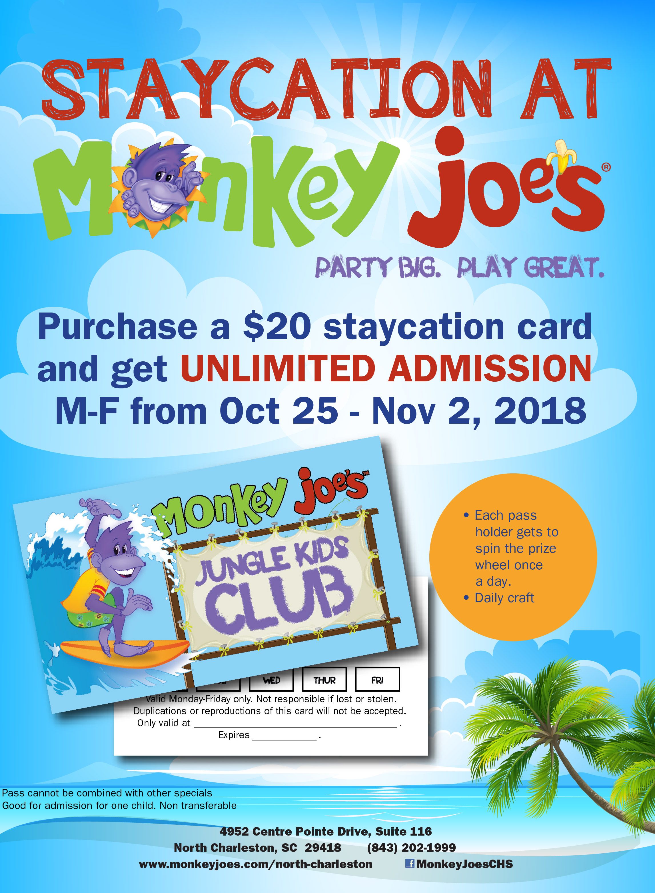 Monkey Joe's N. Charleston
