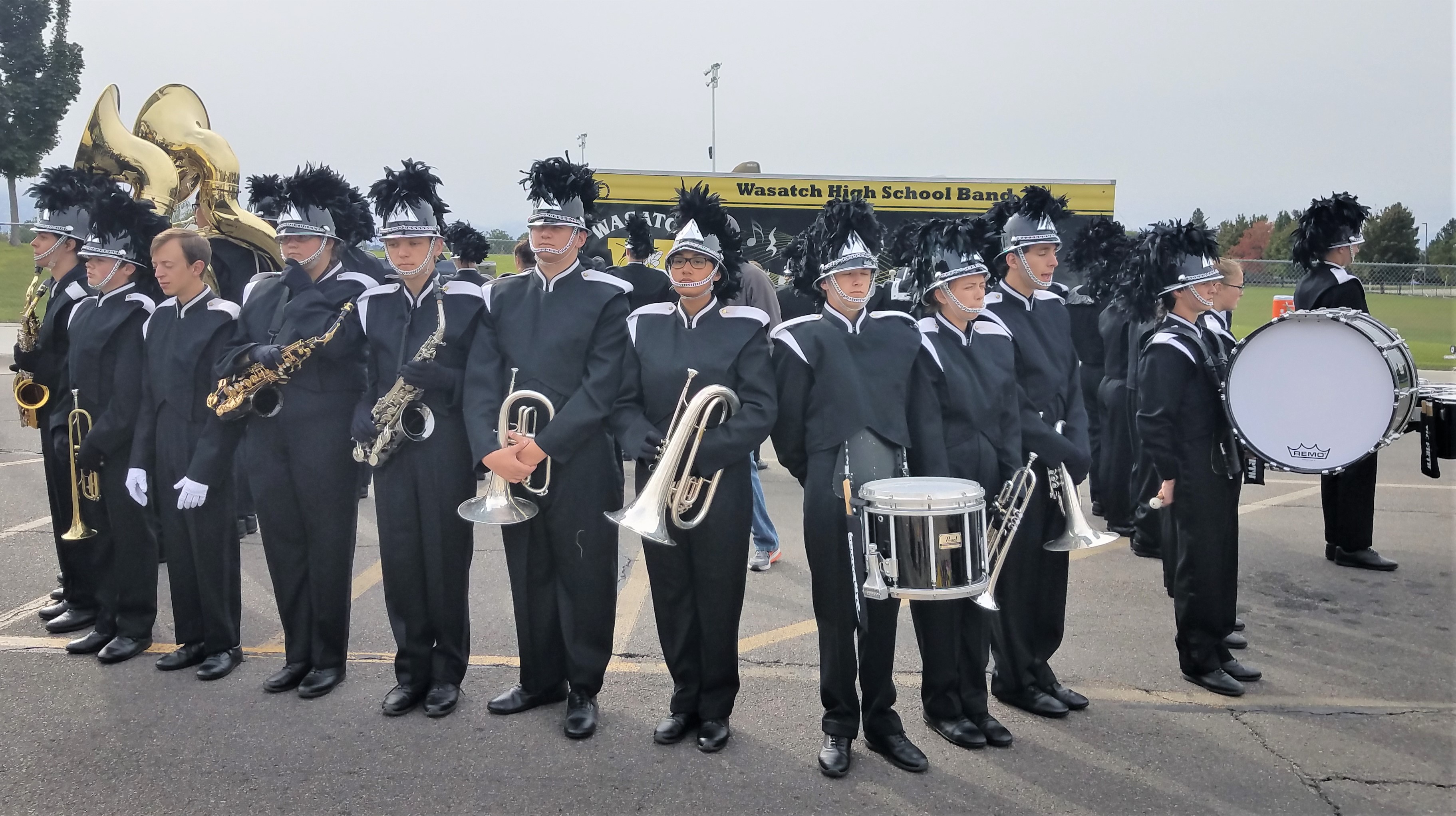 Murray High School’s marching band completes football game experience
