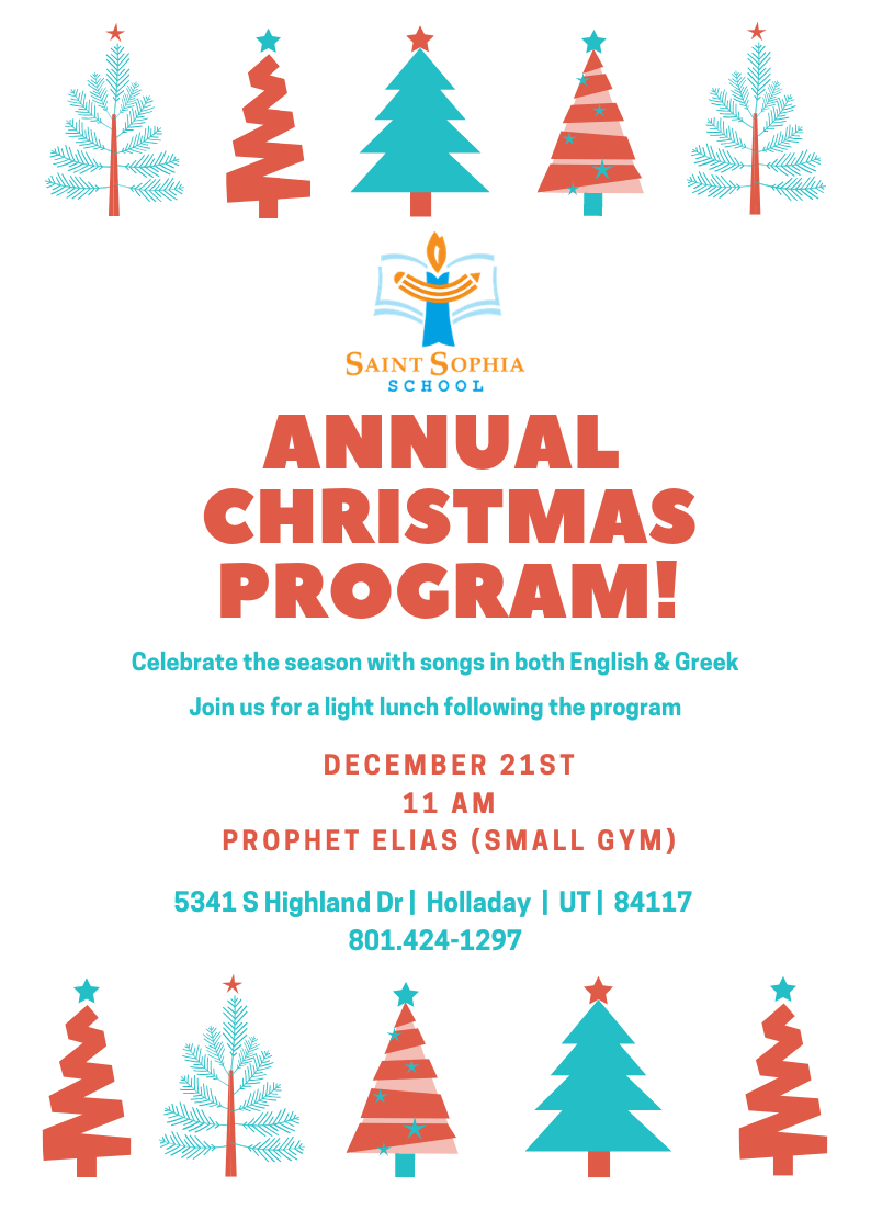 Free Christmas Program Template