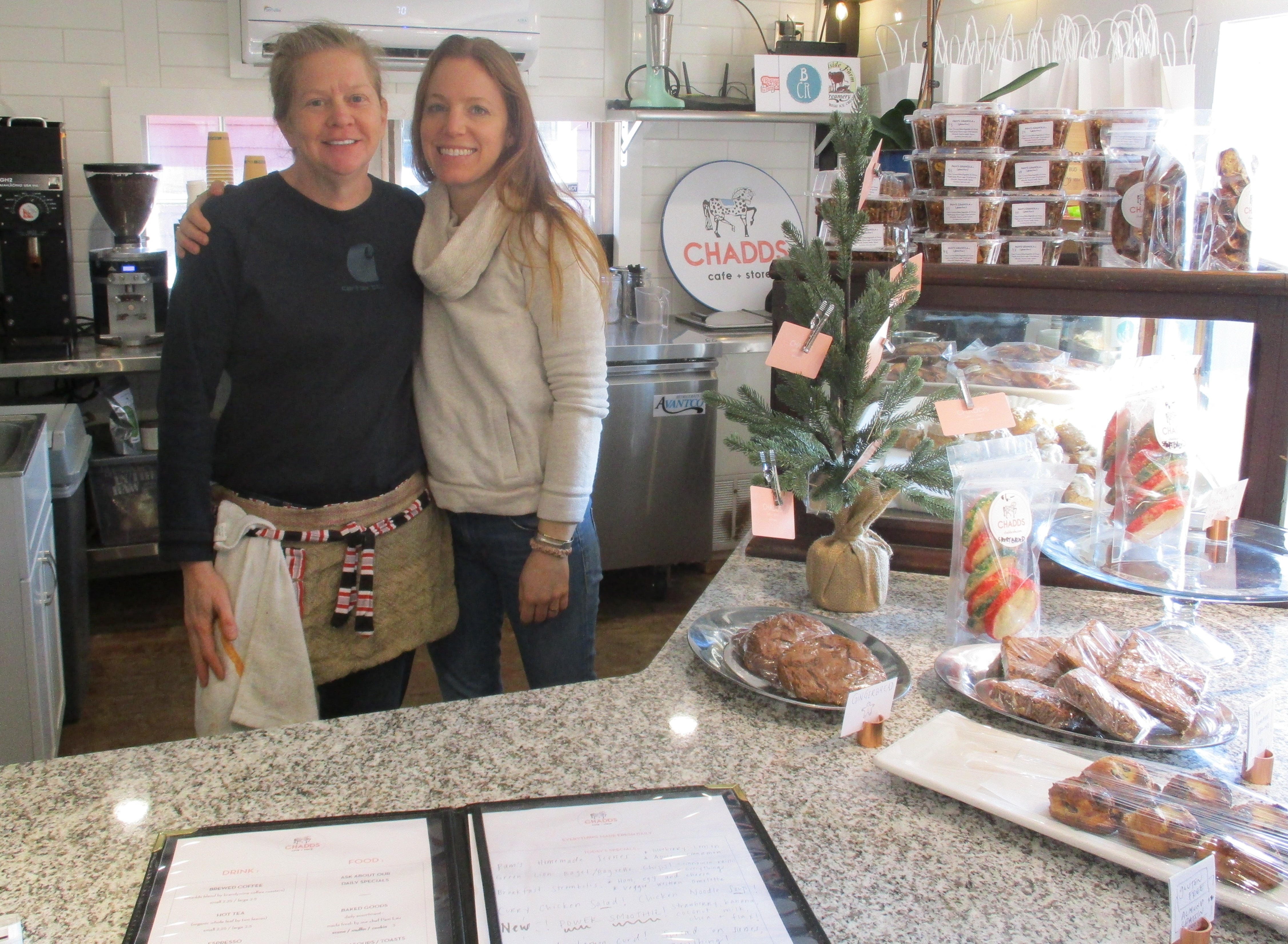 Fitting the final piece into the Chadds Ford Barn Shops Chester