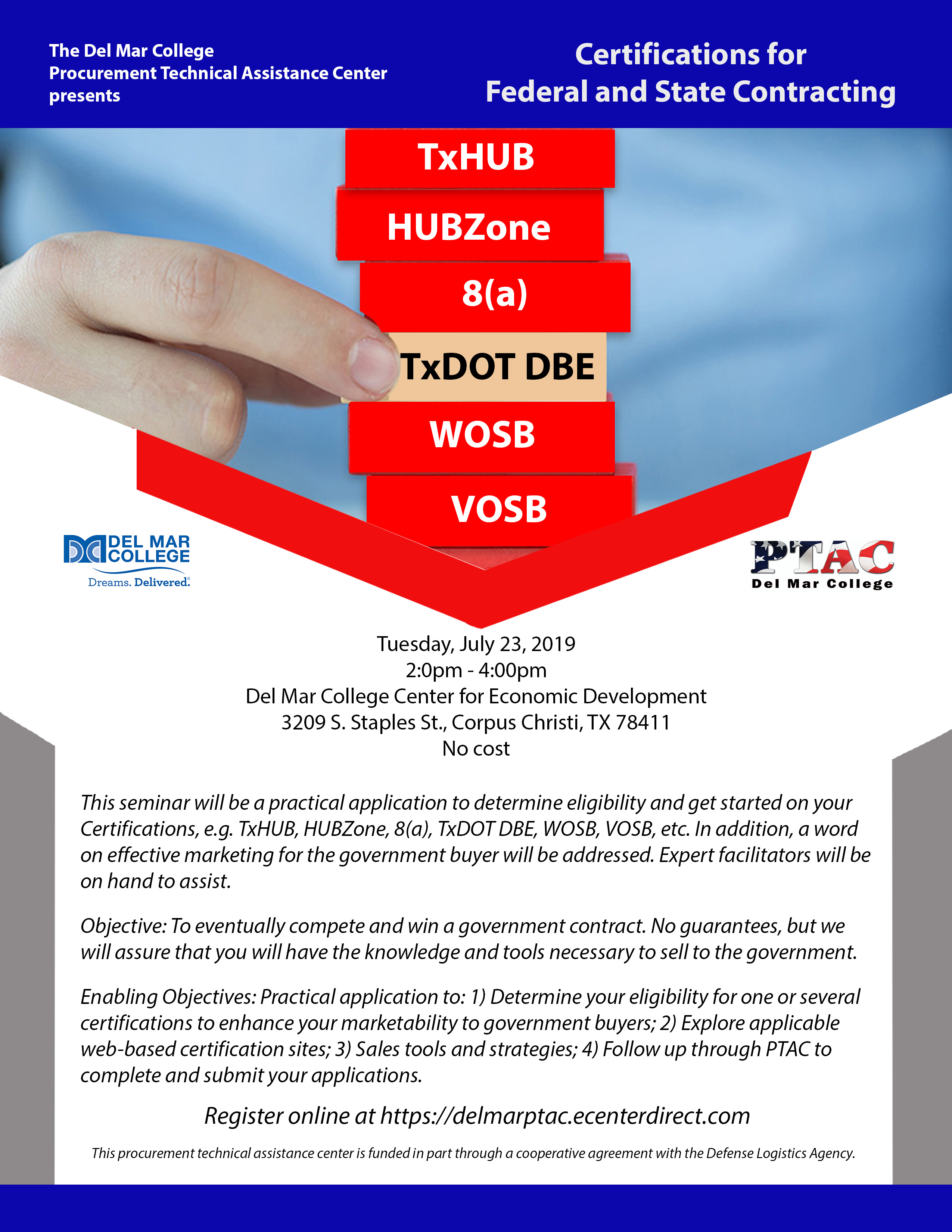 Certifications For Federal State Contracting