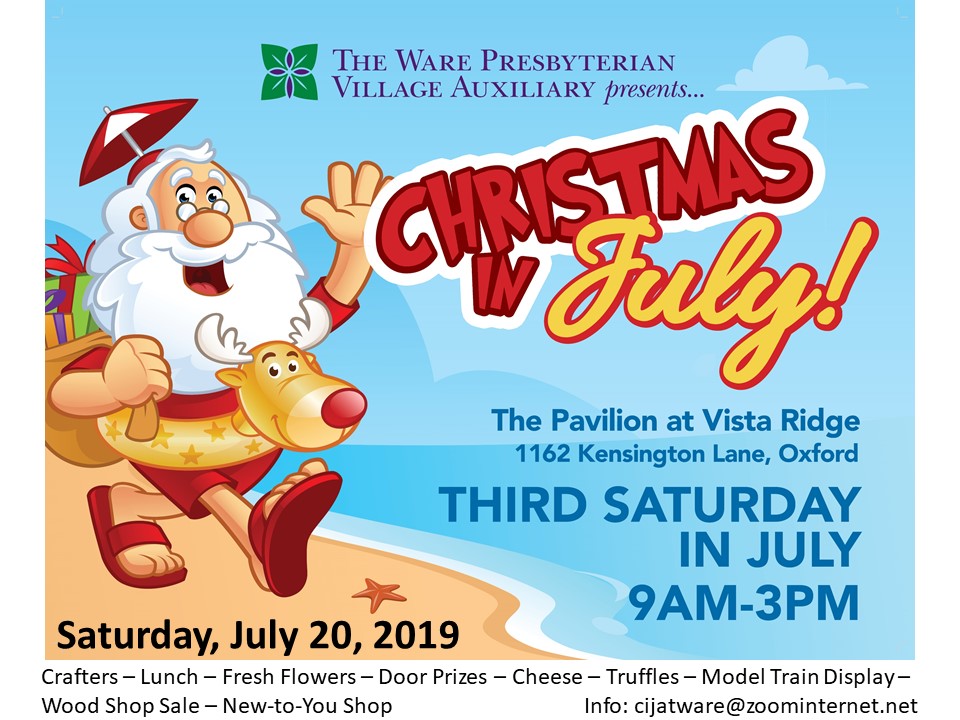 Christmas in July craft fair takes place this Saturday Chester County