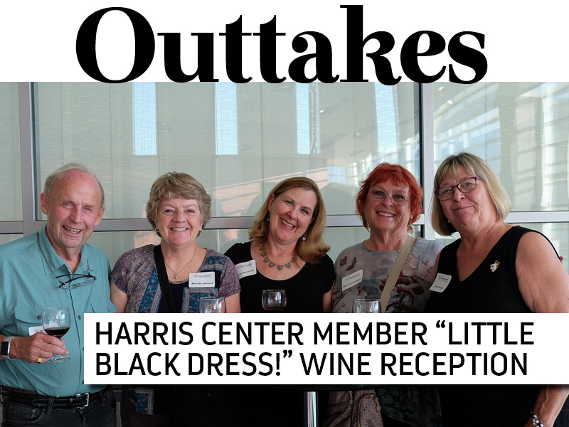 Harris Center Member “Little Black Dress!” Wine Reception Style Magazine