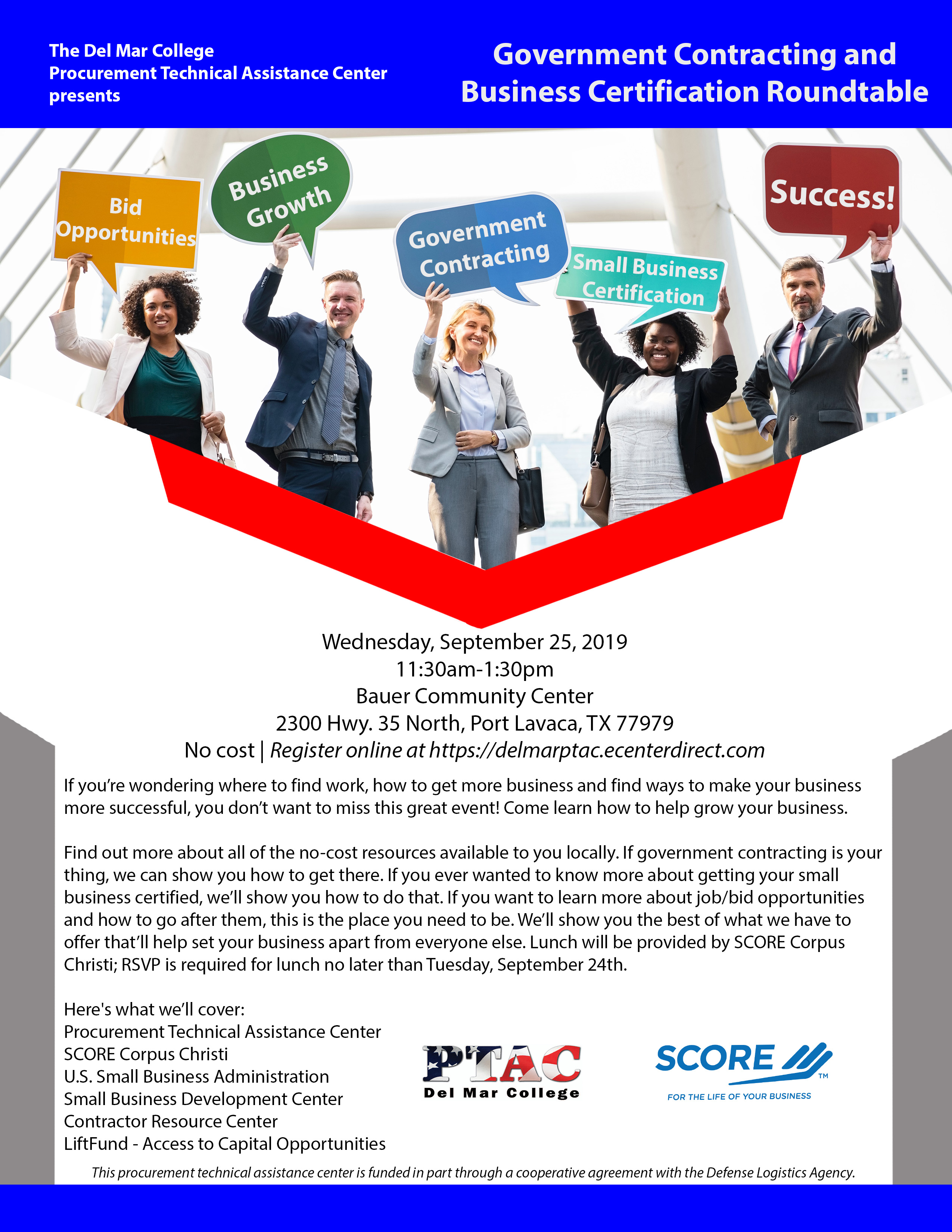 Ptac Government Contracting Business Certification Roundtable