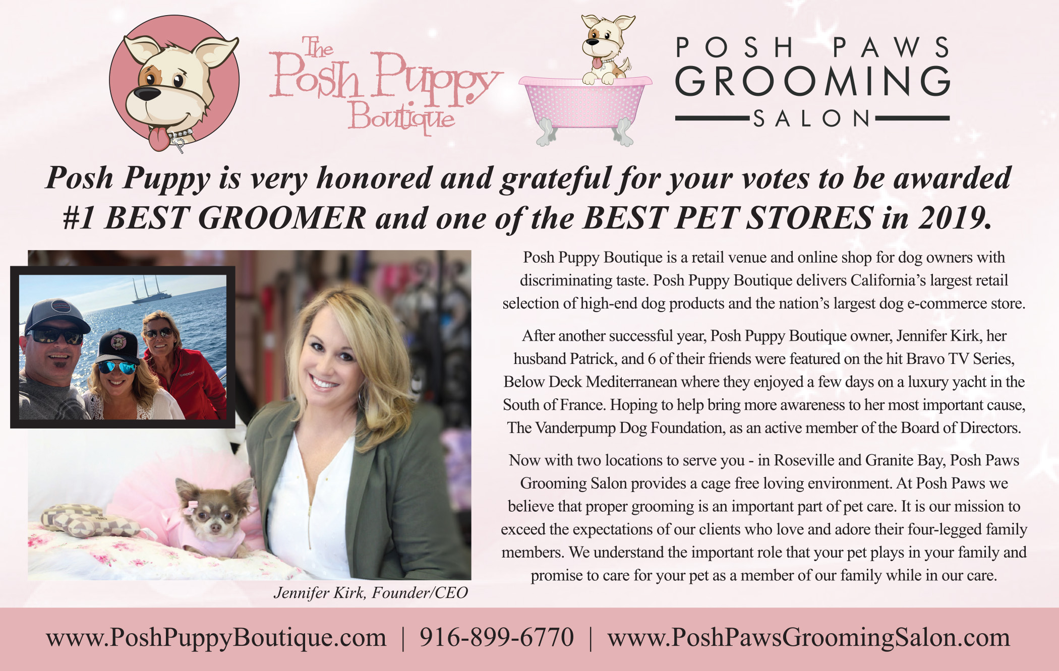 The Posh Puppy Boutique Posh Paws Grooming Salon Style