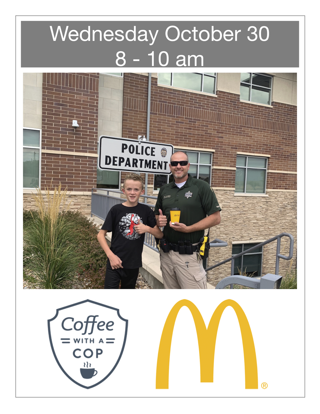 Coffee with a Cop in Taylorsville