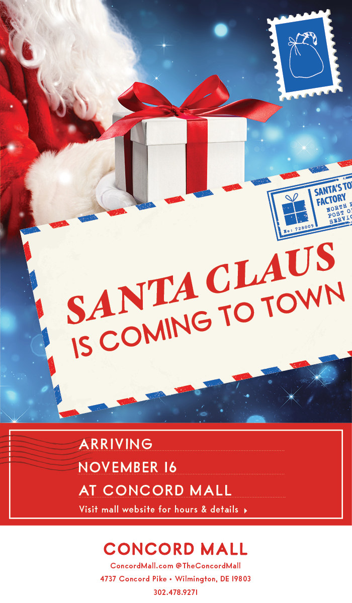 Santa Returns to Concord Mall