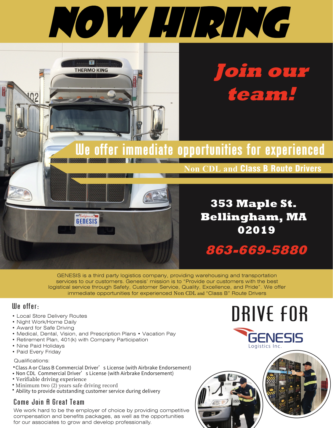Genesis Logistics Job Fair