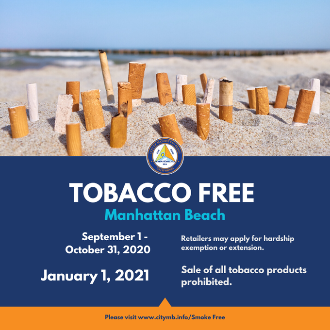 Manhattan Beach Bans Sale of Tobacco Products | Manhattan Beach CA - Manhattan  Beach News