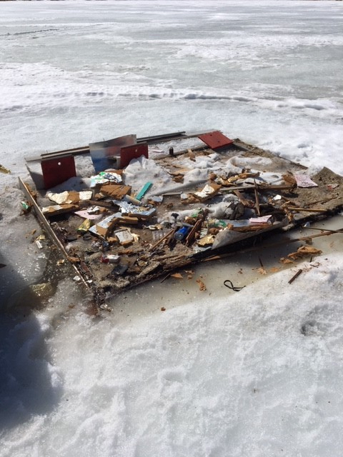 Fish house owners: Don't leave litter when you go