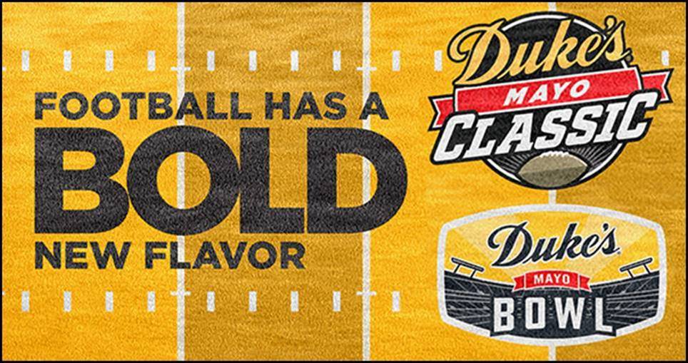 Duke’s Mayonnaise Announced as Title Sponsor for Charlotte Kickoff and