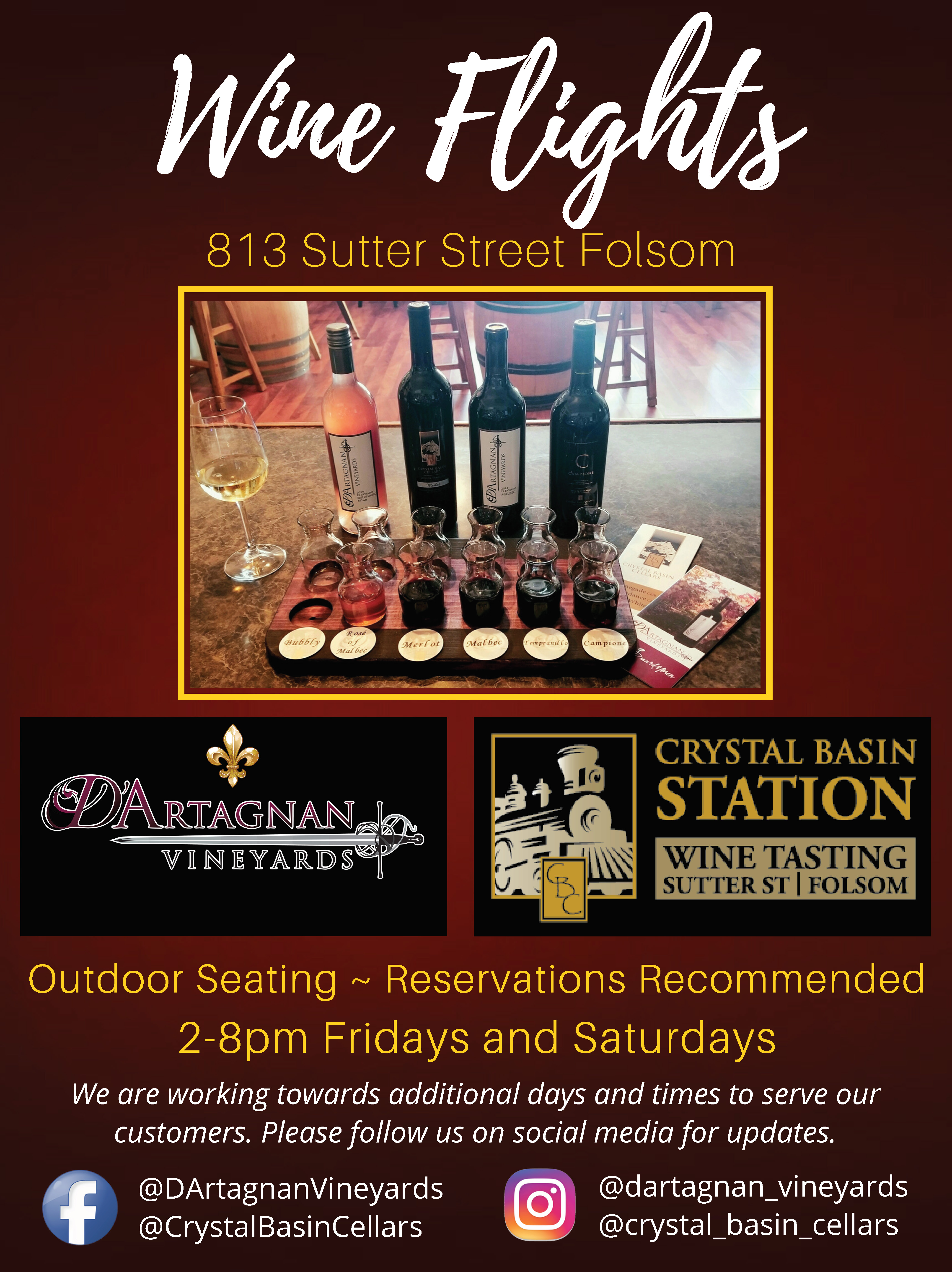 Wine Flights Wine Tasting in Folsom Style Magazine