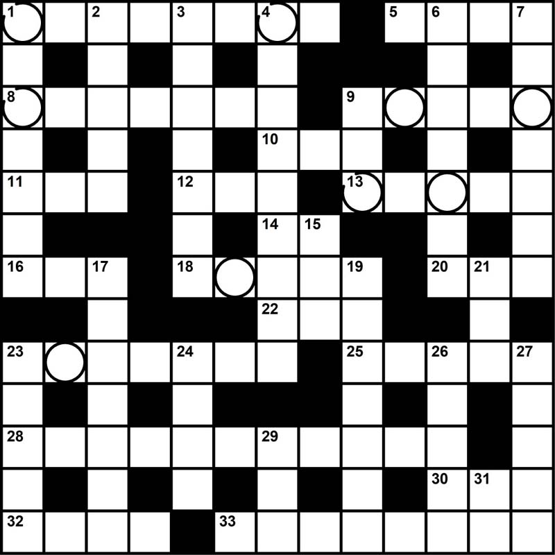 Crossword Puzzle for November/December 2020 Gulf & Main Magazine