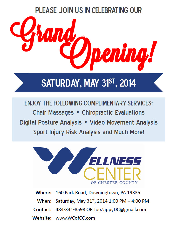Grand Opening Of The Wellness Center of Chester County