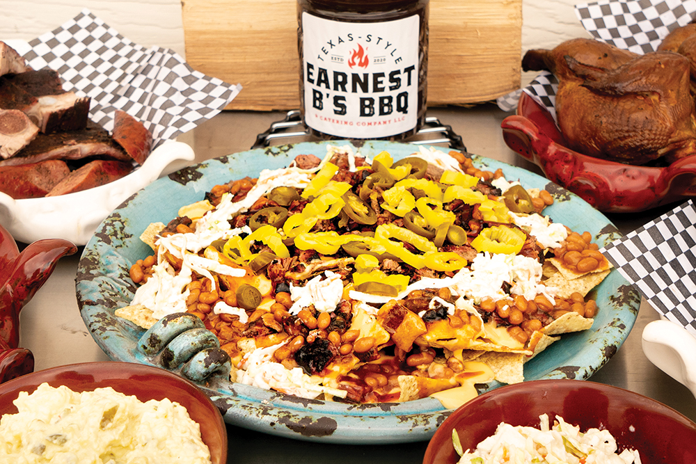 Earnest B's Loaded BBQ Nachos Frisco STYLE Magazine