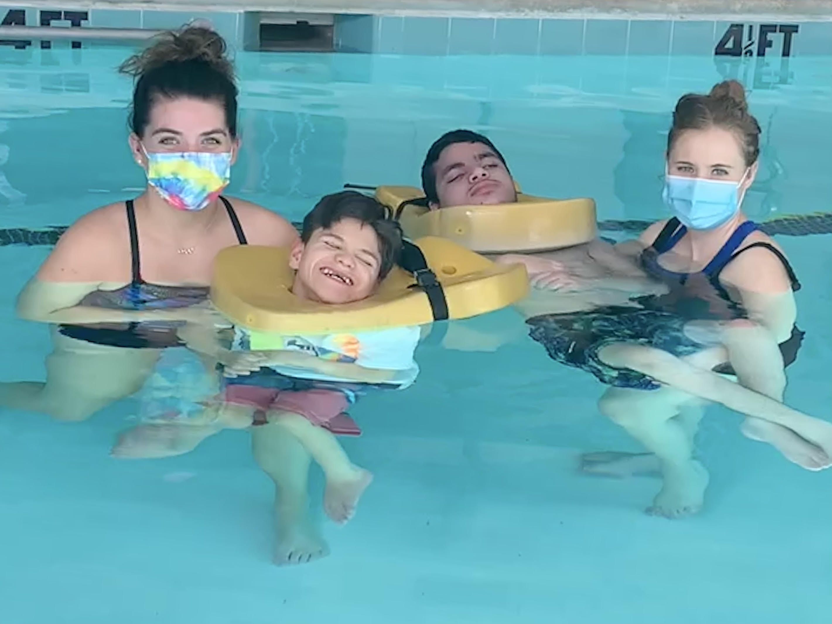 Jordan Valley pool reopens during pandemic, staff provides therapy in