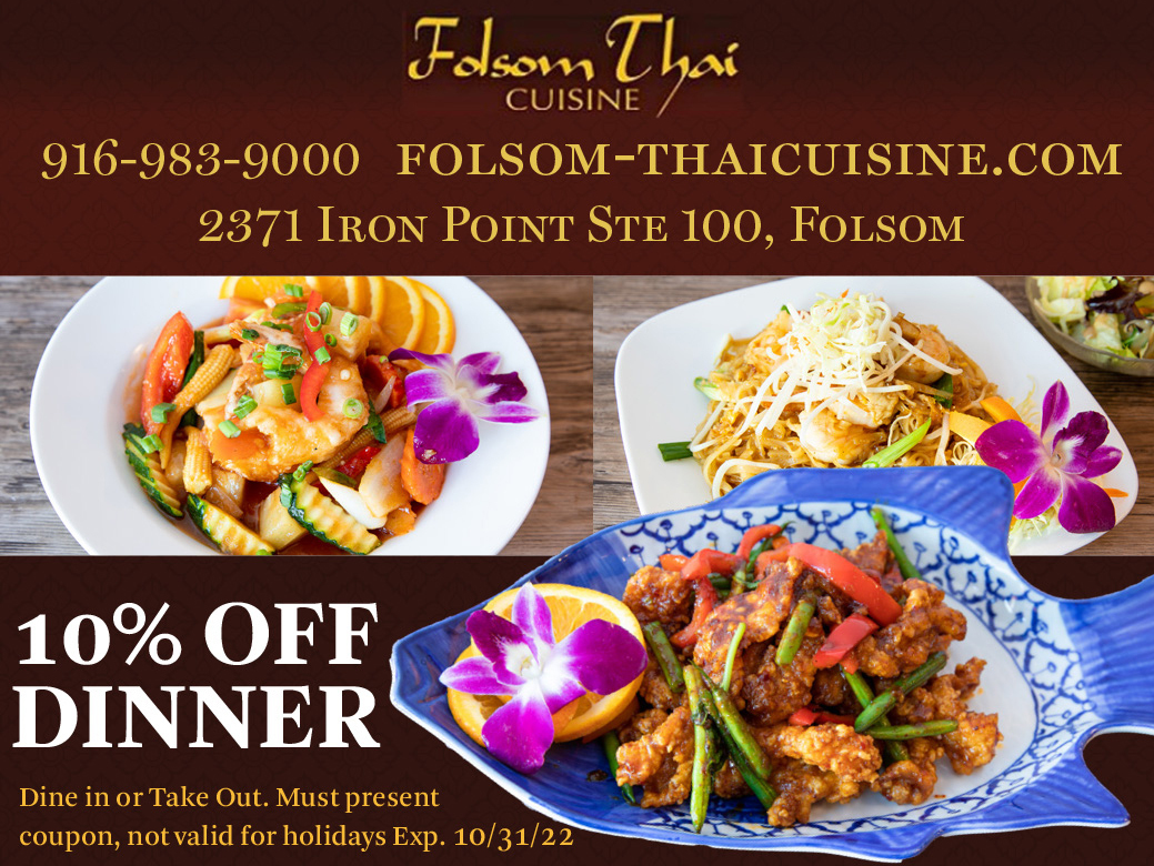 Folsom Thai Cuisine — Thai Food in Folsom — Savings and Entertainment