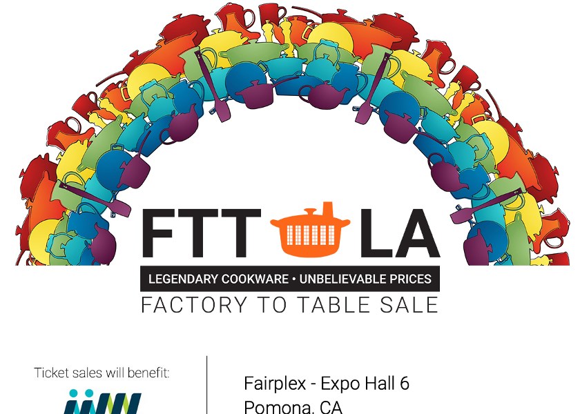 Le Creuset Cookware Factory to Table Sales Event - Fairplex