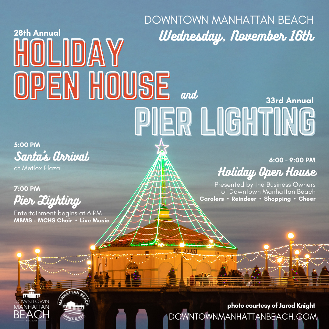 Downtown Manhattan Beach Holiday Open House and Tree Lighting