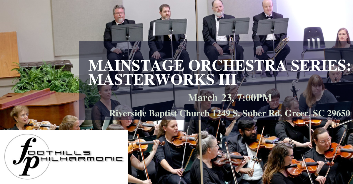 Mainstage Orchestra Series Masterworks III