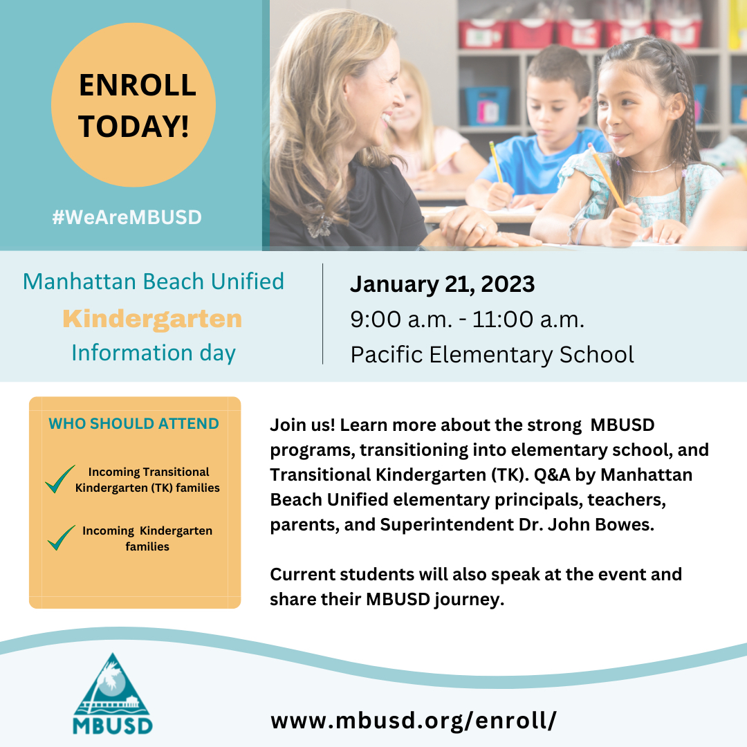 MBUSD Kindergarten Information Day