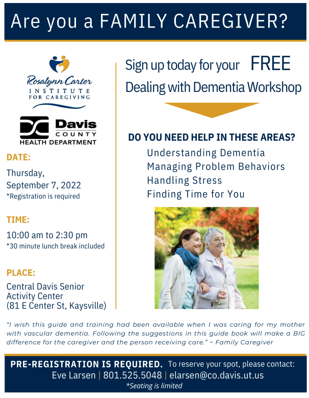 Dealing with dementia workshop