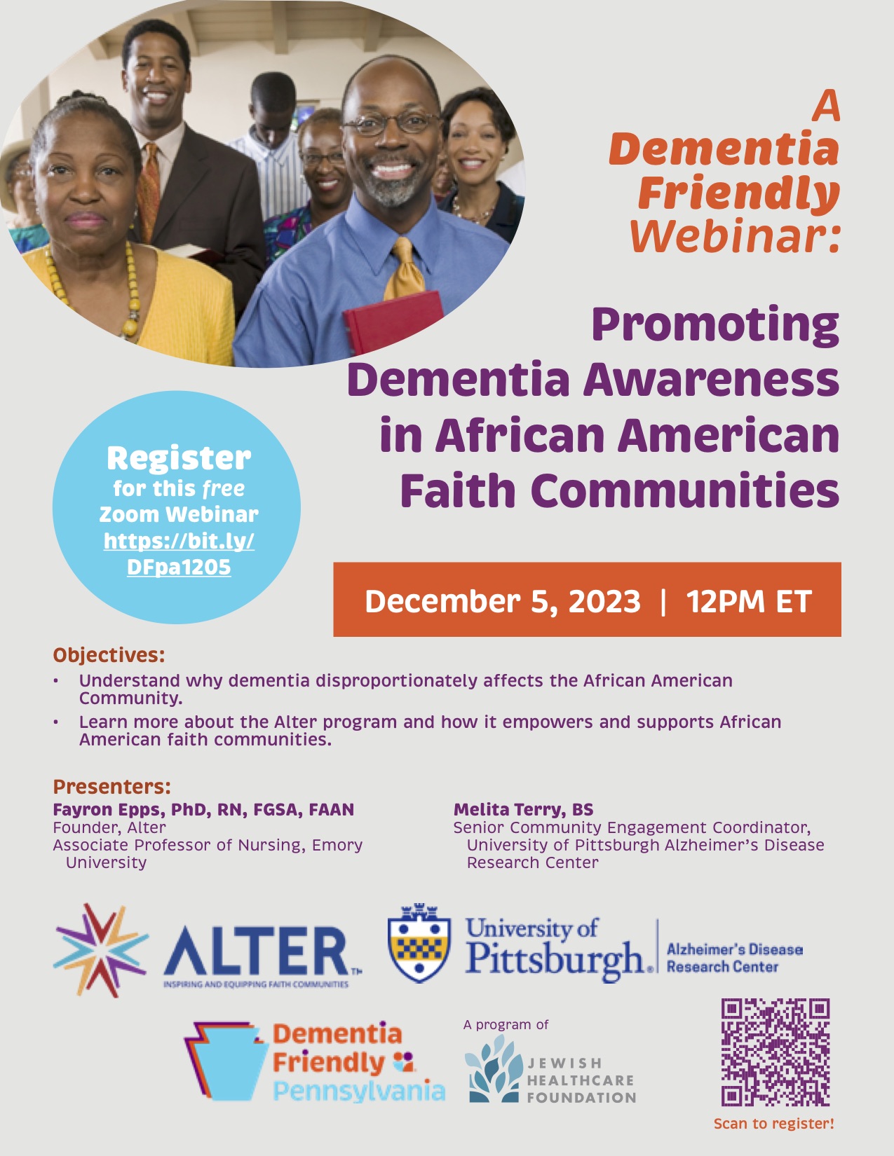 Promoting Dementia Awareness in African American Faith Communties