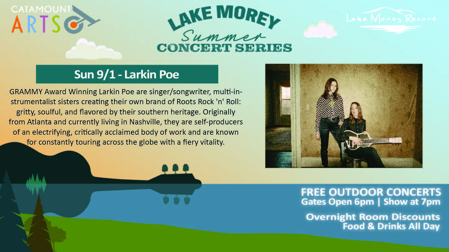 Summer Concert: Larkin Poe at Lake Morey Resort - Fairlee, VT