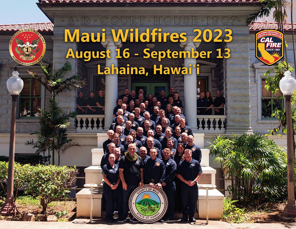 CAL FIRE Lends Helping Hand in Lahaina | The Gridley News - Vimarsana News