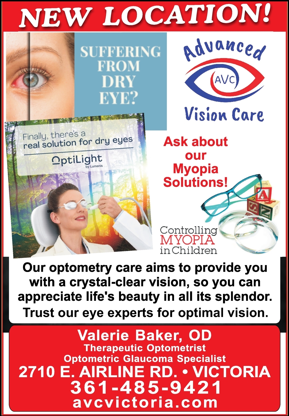New Location! See the Advanced Vision Care Team of Professionals ...