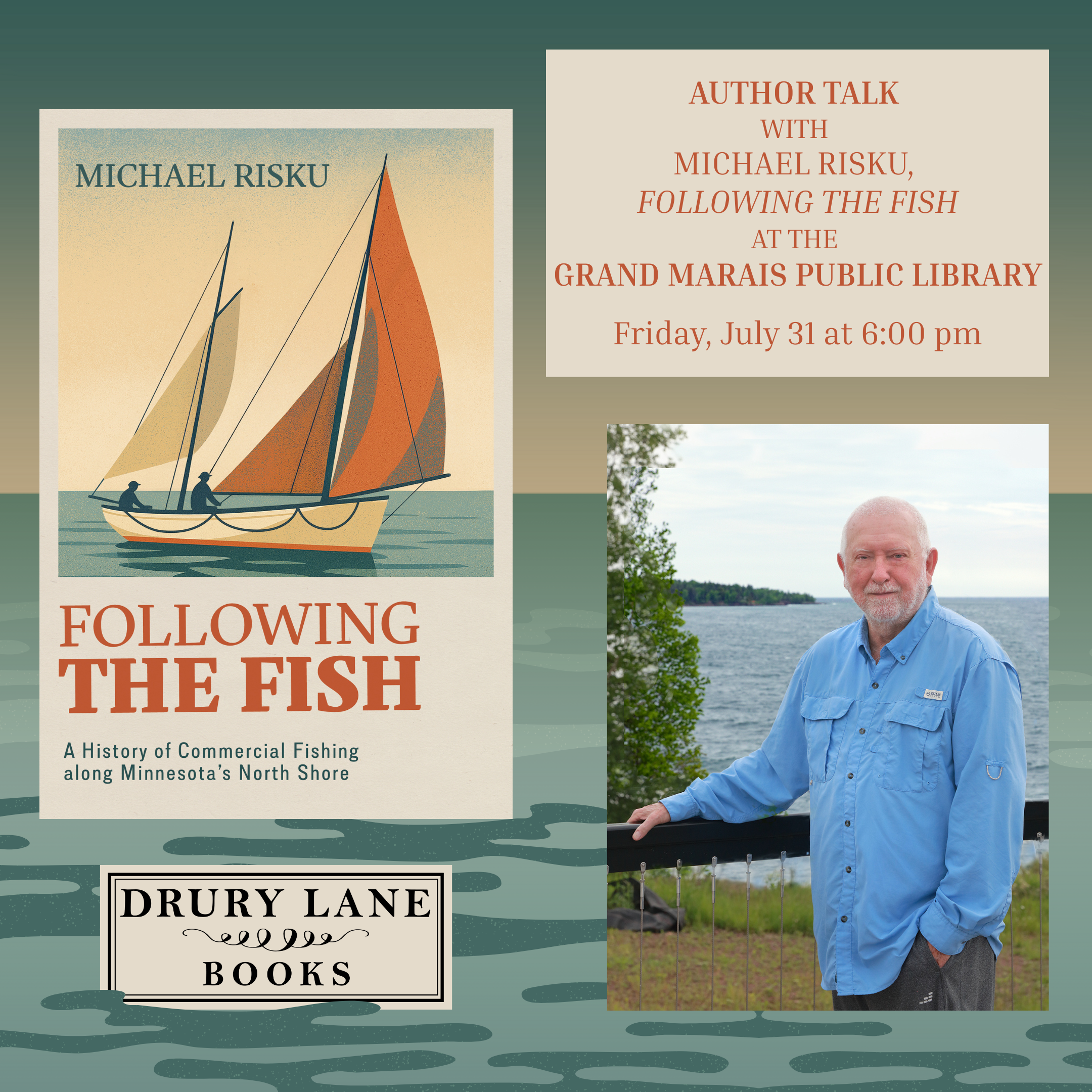 At the Library: Author Talk with Michael Risku, 